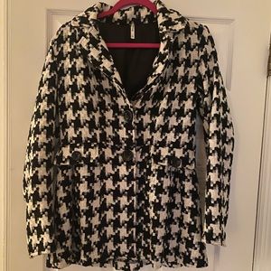 Vintage Tweed Houndstooth Jacket